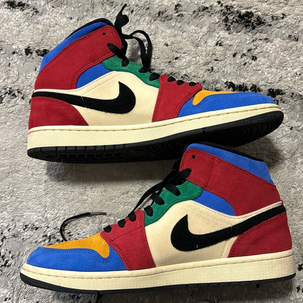 Jordan 1 mid blue the great “FEARLESS”
